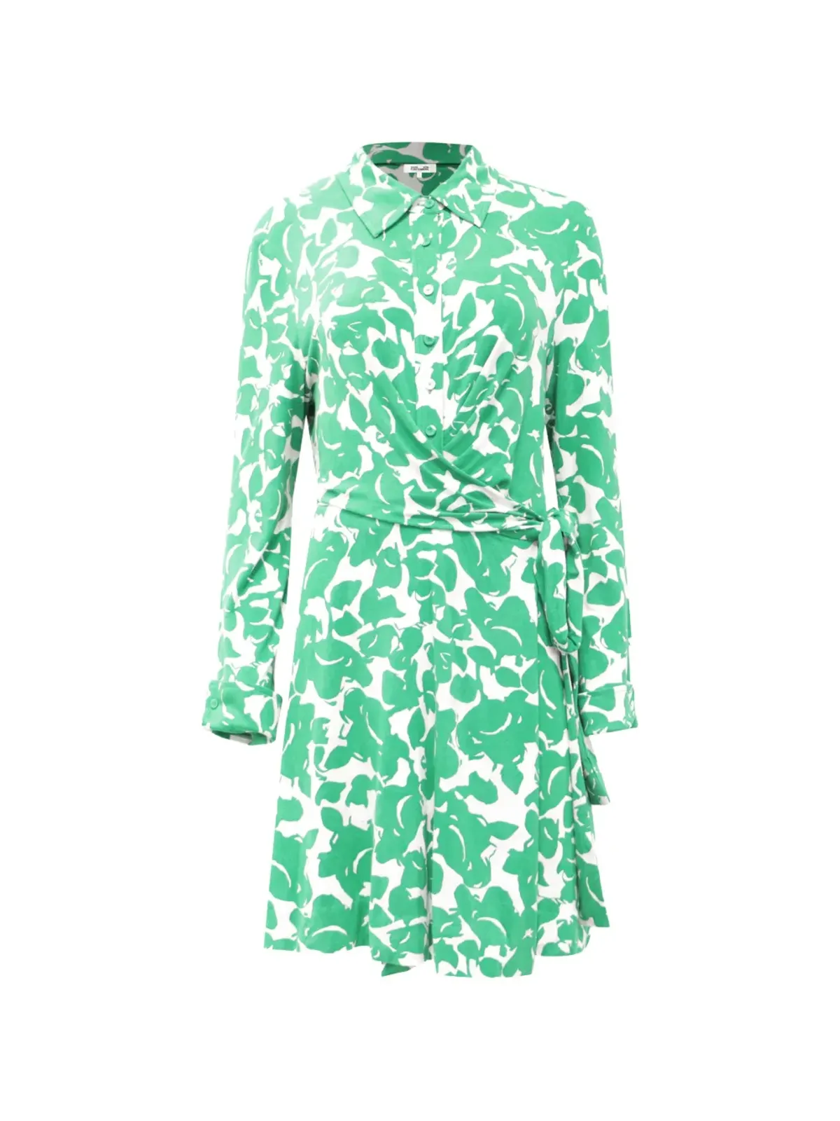 Diane Von Furstenberg Vintage プリント柄ラップドレス - 画像1