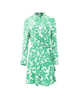 Diane Von Furstenberg Vintage プリント柄ラップドレス - サムネイル1