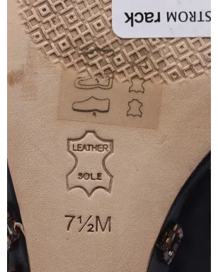 Tory Burch Estella ビーズ付きウェッジサンダル - ブラック - サムネイル5