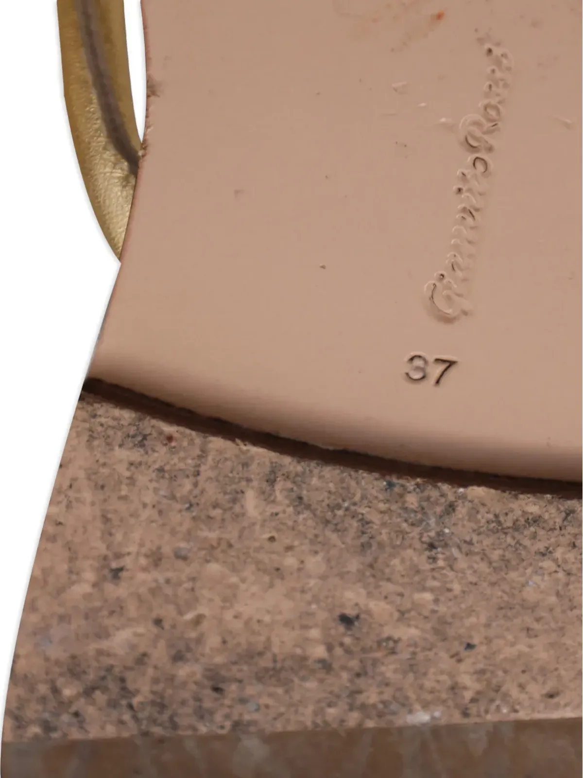 Gianvito Rossi レースアップフラットサンダル - 画像5