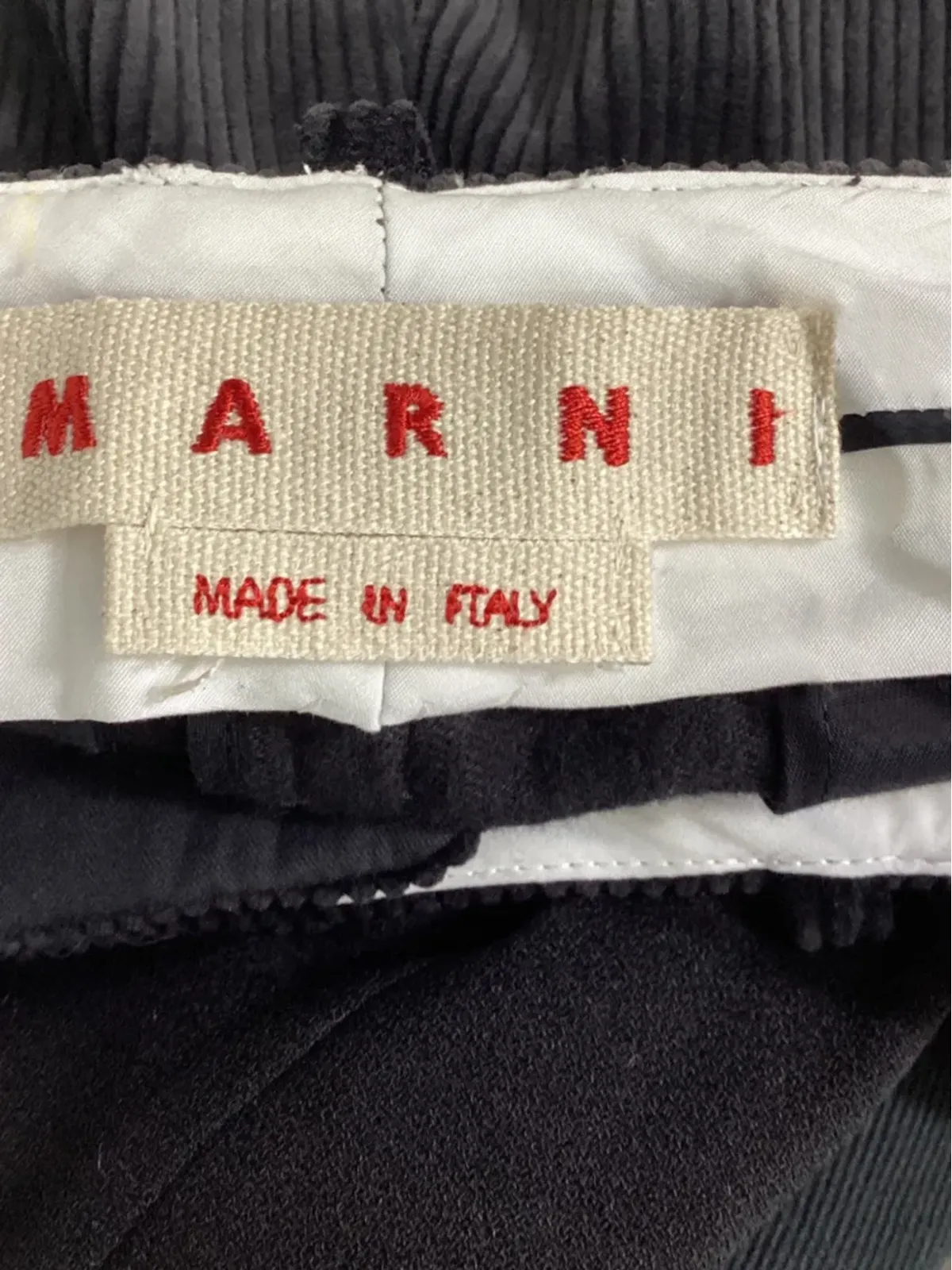 Marni Pre-Owned コーデュロイのAラインスカート - 画像4