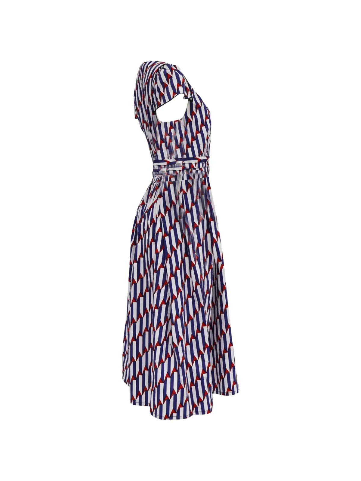 Marc Jacobs Vintage 矢印柄ラップドレス - ホワイト - 画像3