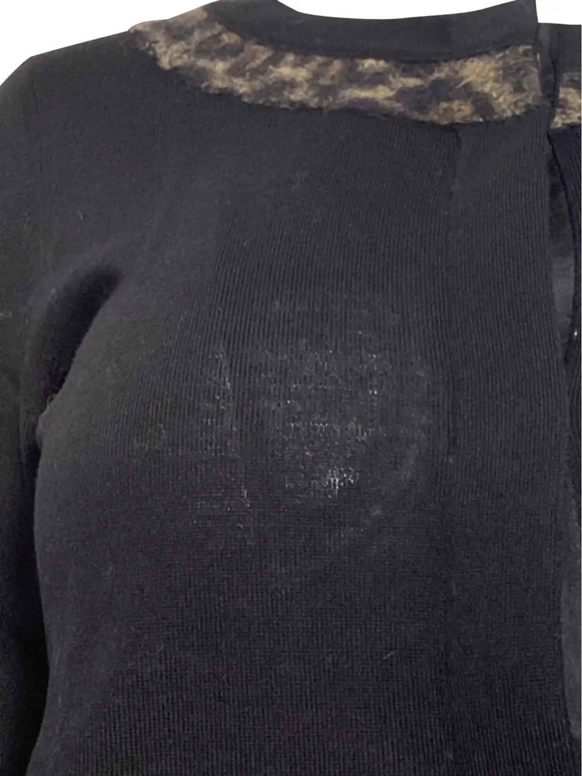 Saint Laurent Pre-Owned ロングスリーブカーディガン - 画像3