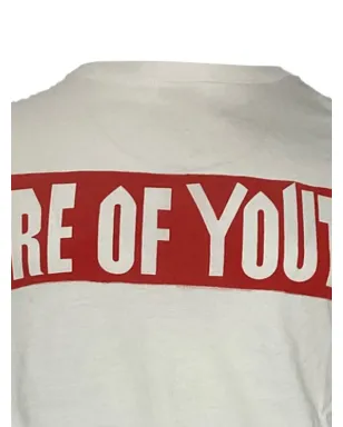 Loewe Pre-Owned ファイア・オブ・ユース グラフィックプリント Tシャツ - White - サムネイル4