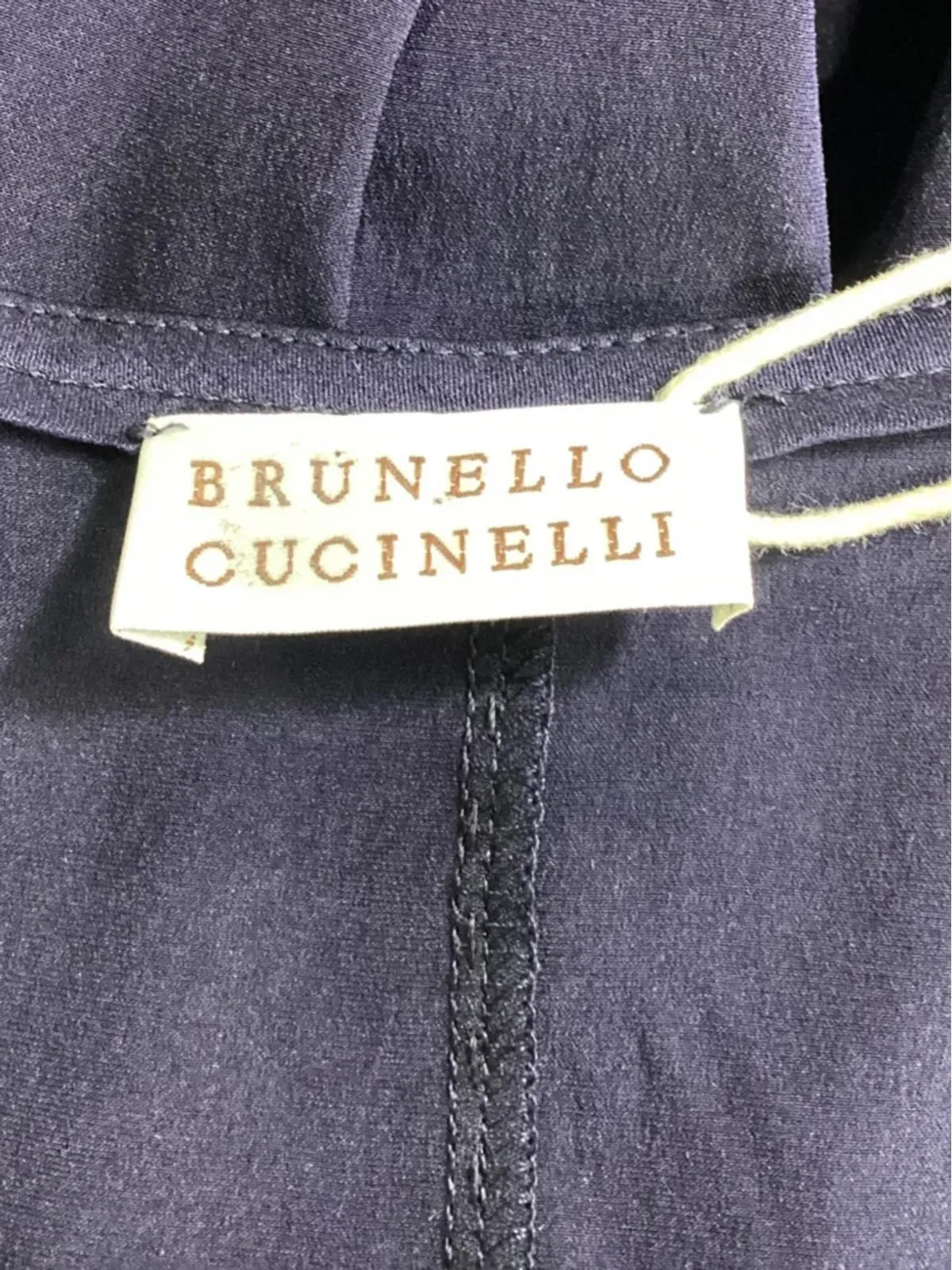 Brunello Cucinelli Vintage プリーツ入りノースリーブトップ - 画像5