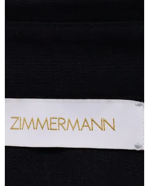ZIMMERMANN 刺繍ロゴシャツ - ブラック - サムネイル5