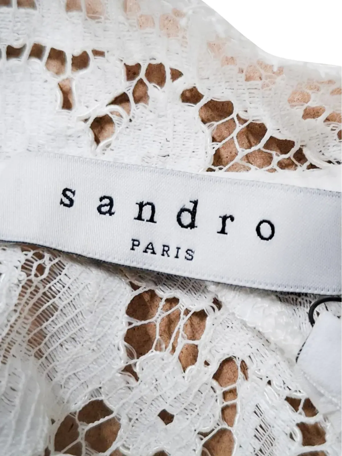 SANDRO レース長袖ドレス - 画像3