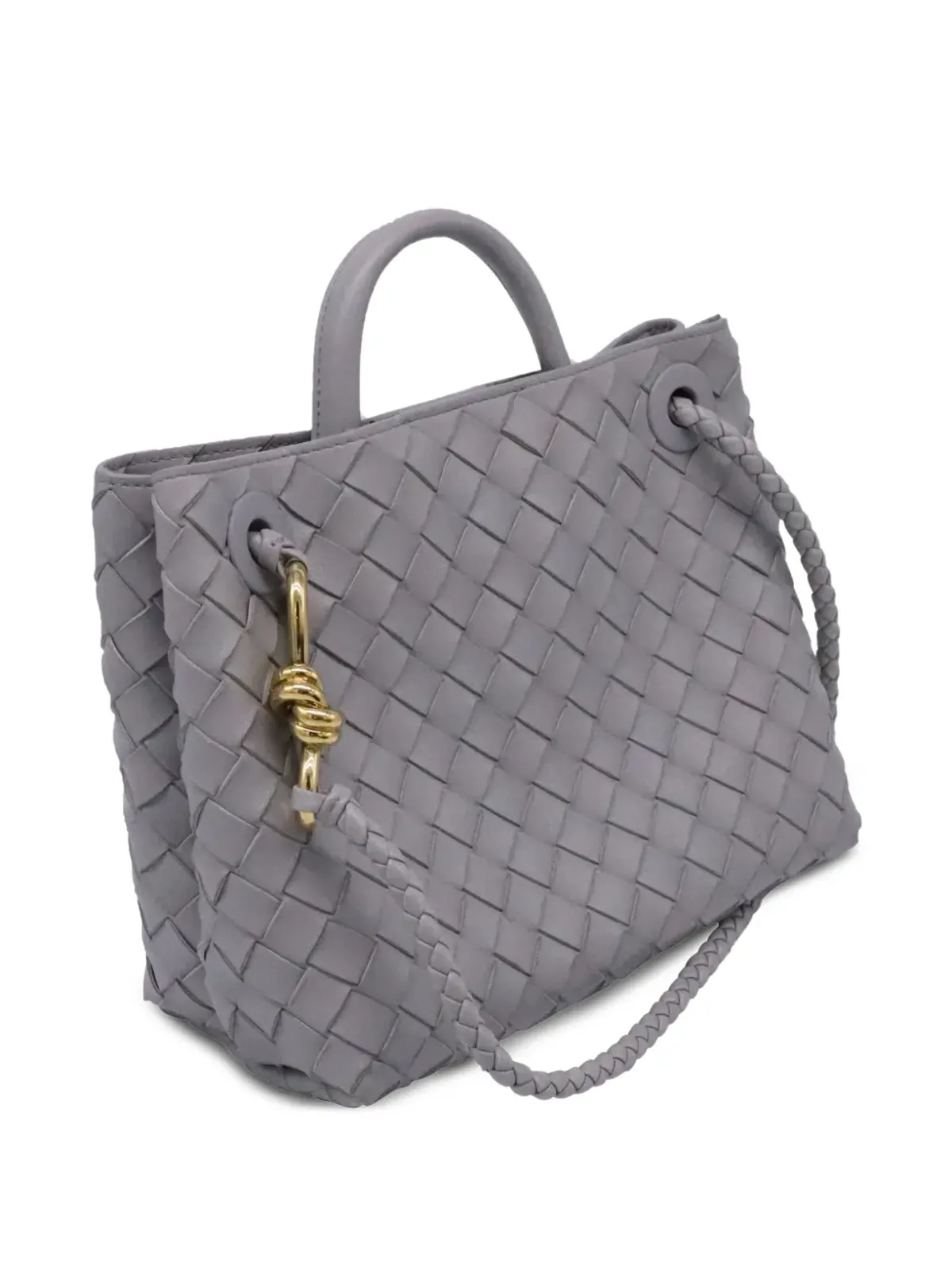 Bottega Veneta Pre-Owned Andiamo Intrecciato トートバッグ - グレー - 画像2