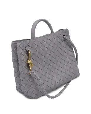 Bottega Veneta Pre-Owned Andiamo Intrecciato トートバッグ - グレー - サムネイル2