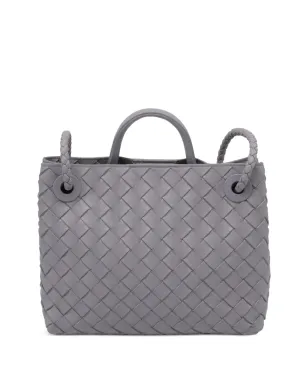 Bottega Veneta Pre-Owned Andiamo Intrecciato トートバッグ - グレー - サムネイル3