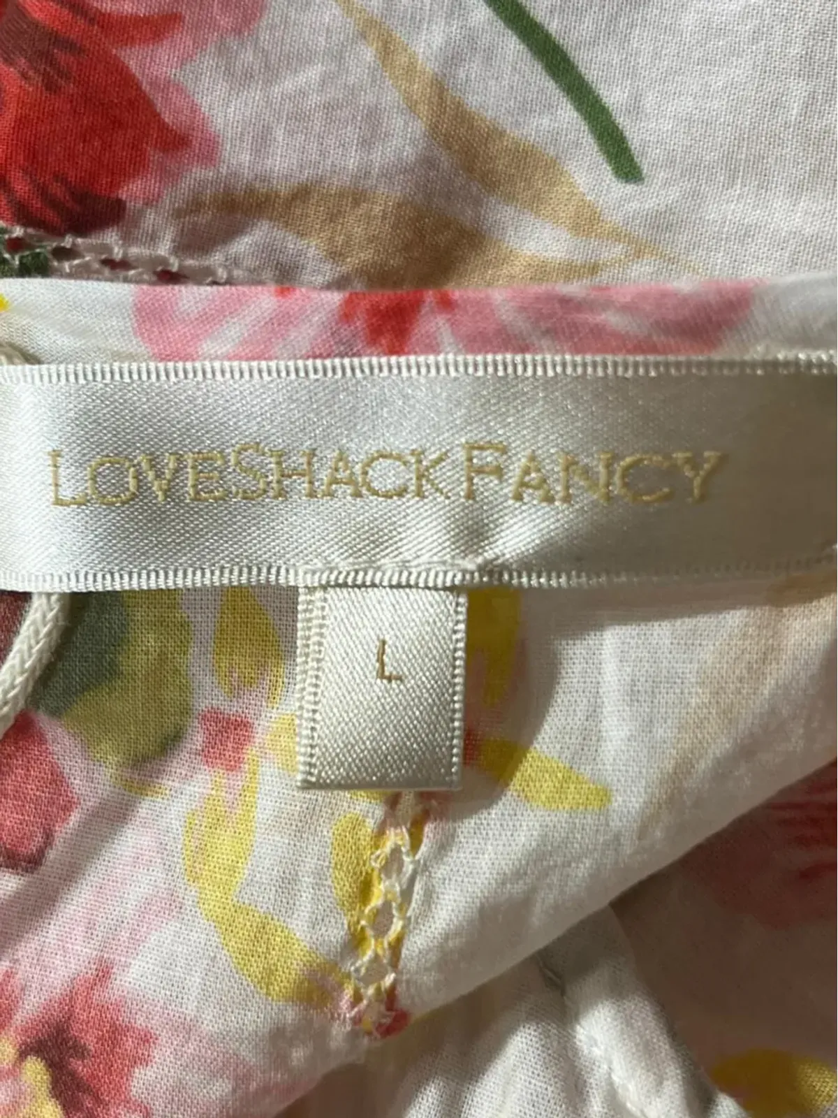 LoveShackFancy Natasha floral-print mini dress - White - 画像5