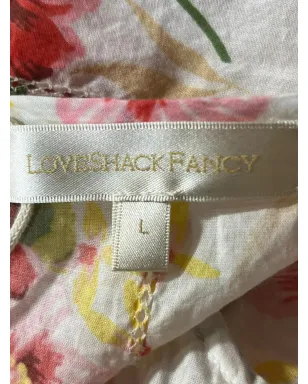 LoveShackFancy Natasha floral-print mini dress - White - サムネイル5