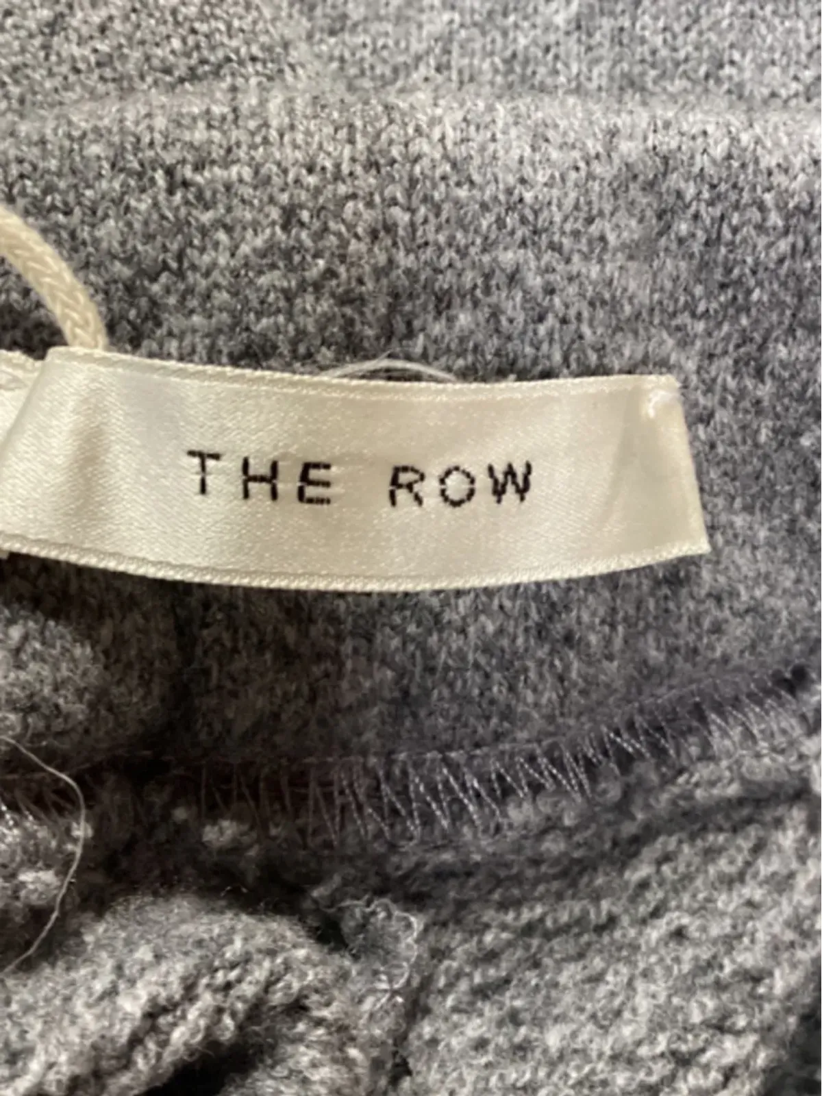 The Row Pre-Owned wool wide-leg trousers - Grey - 画像4
