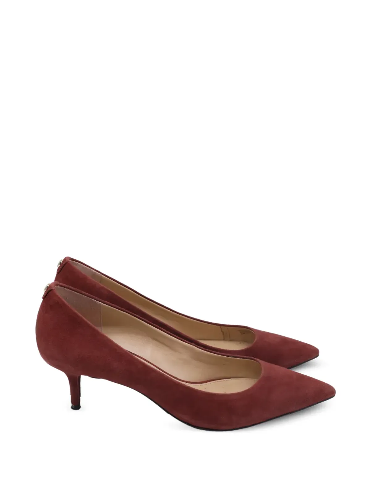 Michael Kors Vintage pointed suede pumps - Red - 画像1