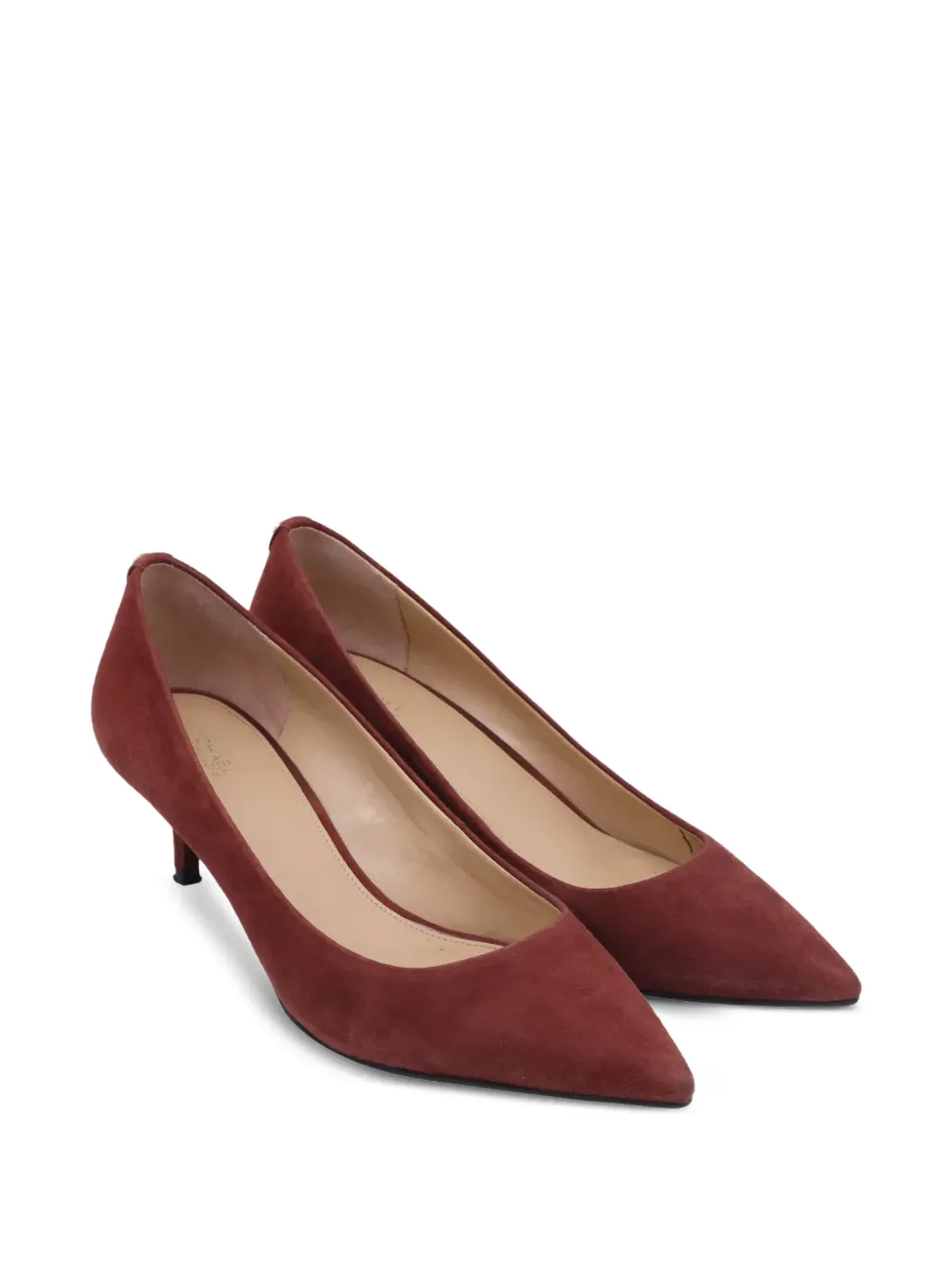 Michael Kors Vintage pointed suede pumps - Red - 画像2