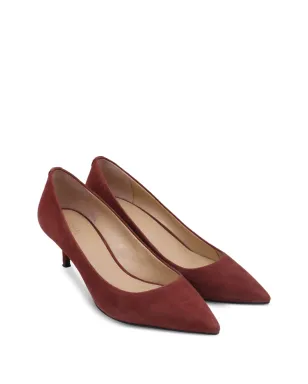 Michael Kors Vintage pointed suede pumps - Red - サムネイル2
