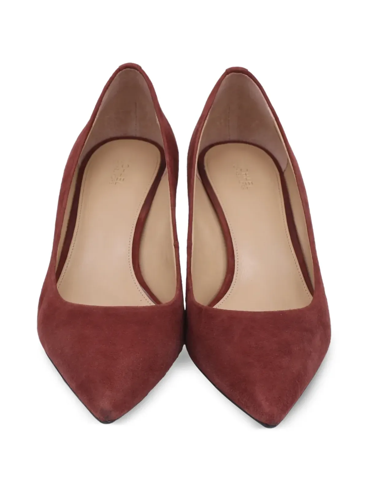 Michael Kors Vintage pointed suede pumps - Red - 画像3