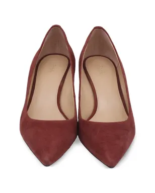 Michael Kors Vintage pointed suede pumps - Red - サムネイル3