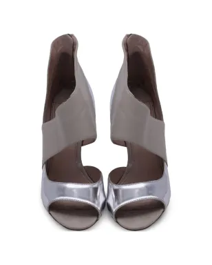 Miu Miu Pre-Owned ジップ付きロゴサンダル - サムネイル4