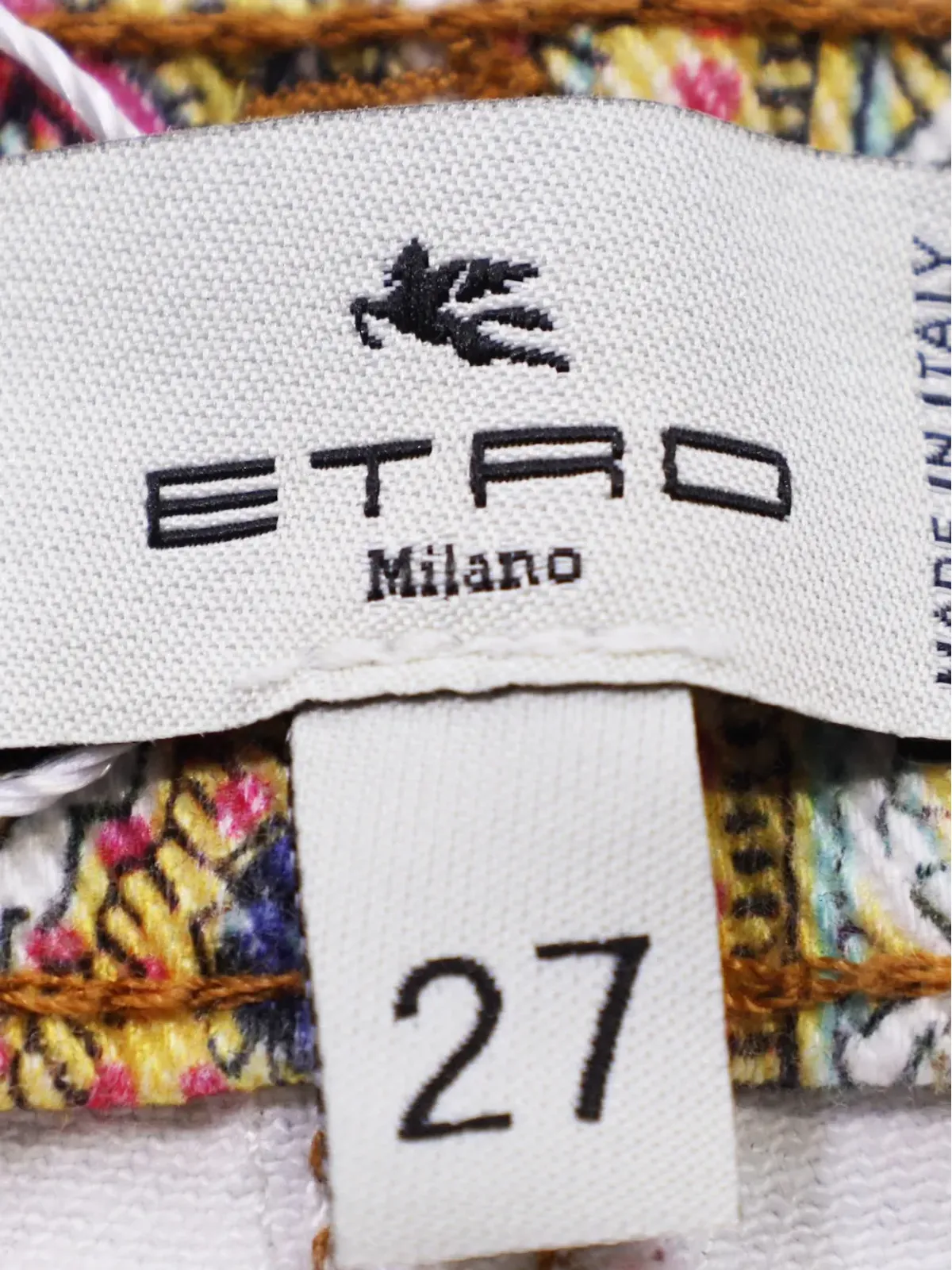 Etro Vintage ペイズリーフレアジーンズ - 画像5