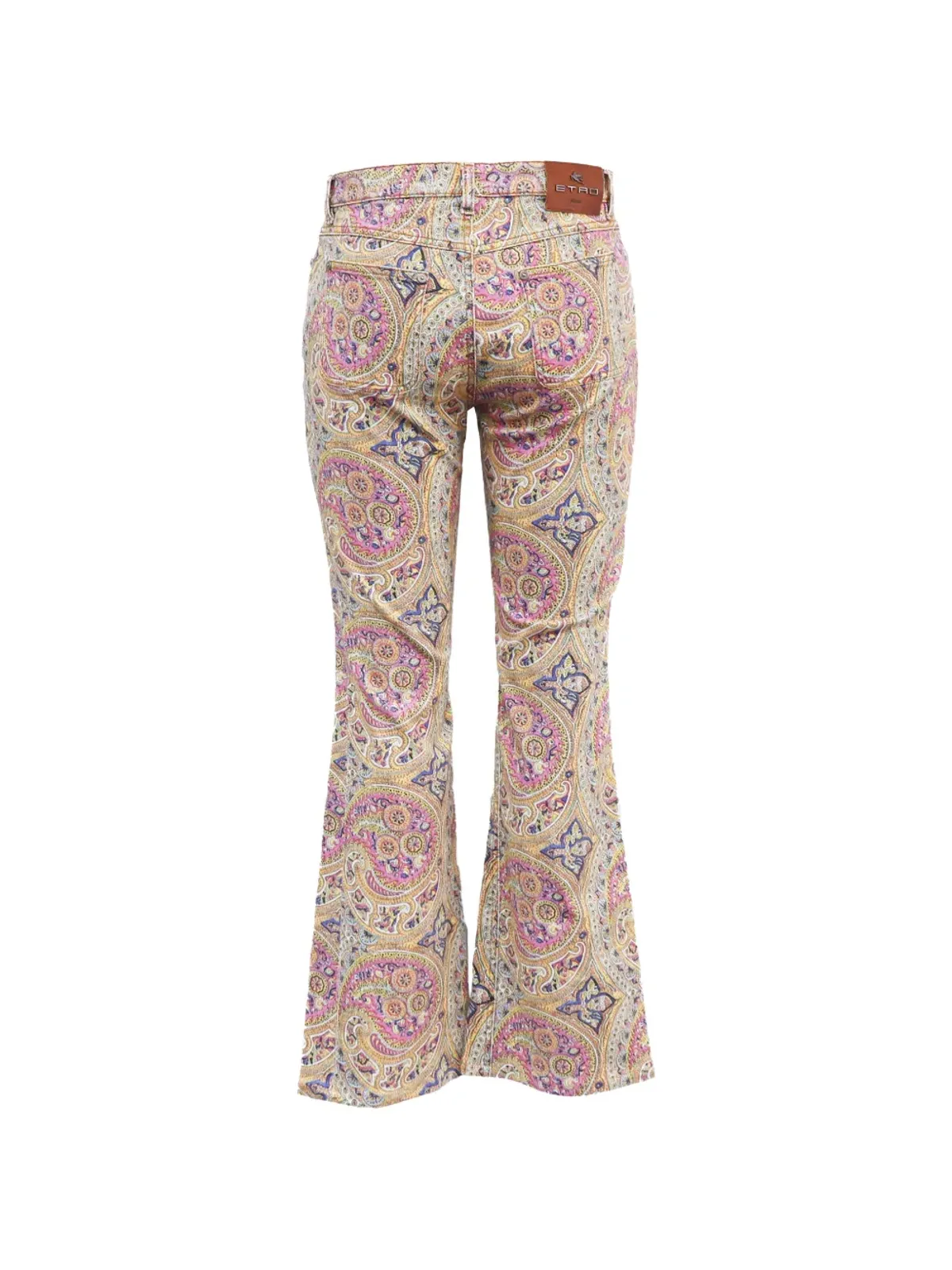 Etro Vintage ペイズリーフレアジーンズ - 画像2