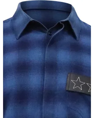 Givenchy Pre-Owned フランネル・スター柄パッチシャツ - サムネイル4
