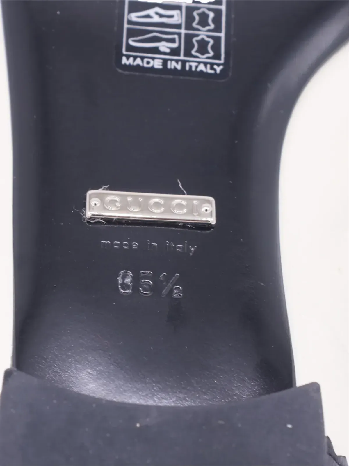 Gucci Pre-Owned ブローグ・ポインテッド・バレエフラット - White - 画像5