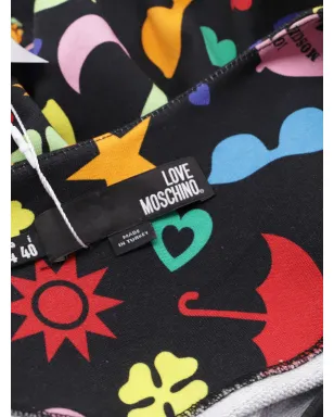 Moschino Pre-Owned プリントミニドレス - Black - サムネイル5