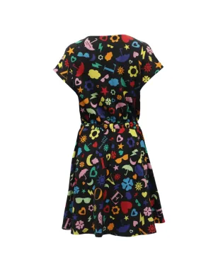 Moschino Pre-Owned プリントミニドレス - Black - サムネイル2