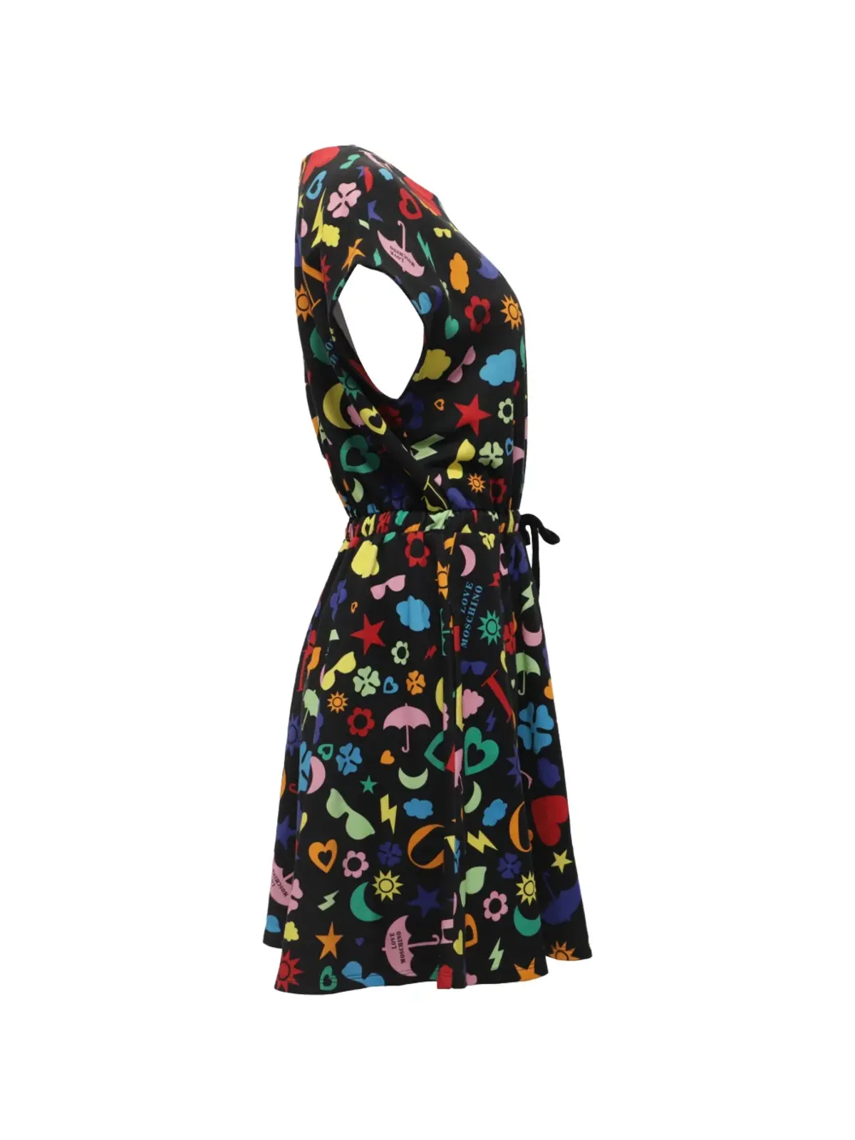 Moschino Pre-Owned プリントミニドレス - Black - 画像3