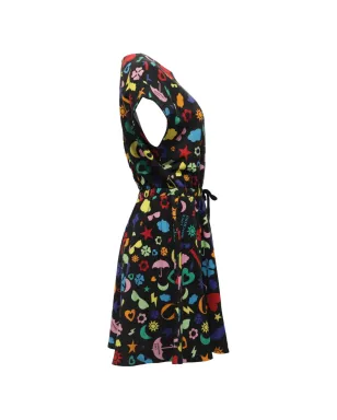 Moschino Pre-Owned プリントミニドレス - Black - サムネイル3