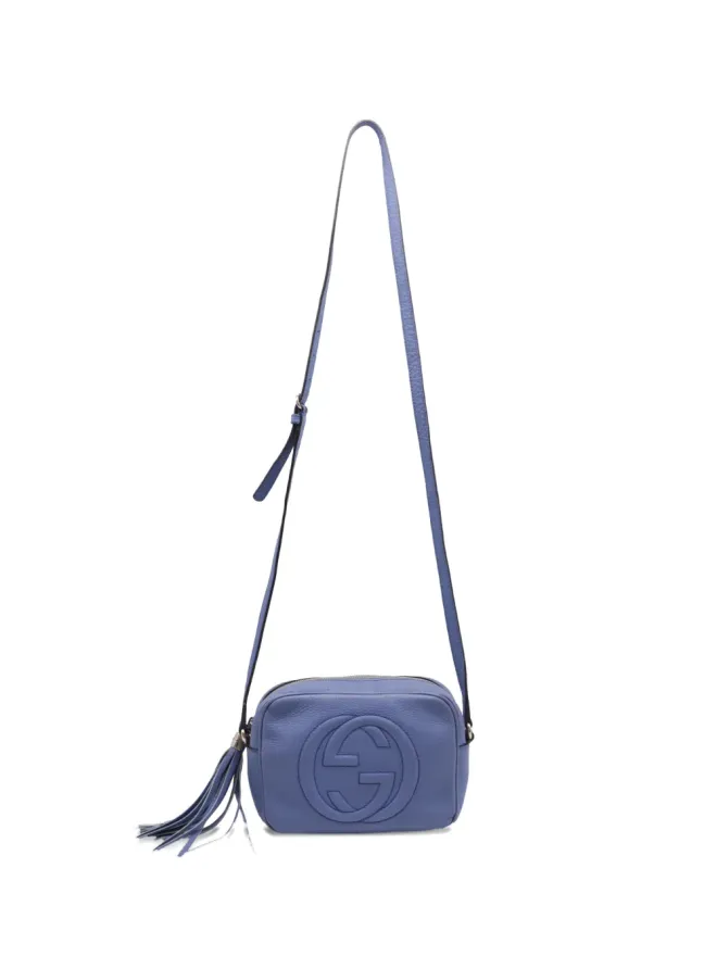 Gucci Pre-Owned Gucci Pre-Owned グレインドレザー タッセル クロスボディバッグの商品画像