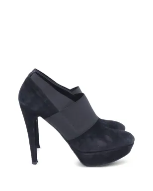Stuart Weitzman エラスティックストラップ プラットフォーム アンクルブーツ - サムネイル1