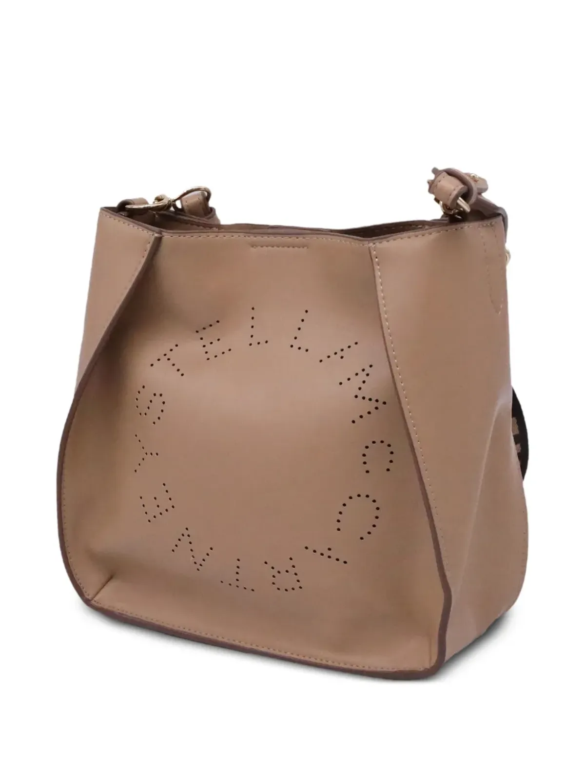 Stella McCartney ビンテージ パーフォレイテッド ロゴ ショルダーバッグ - 画像3