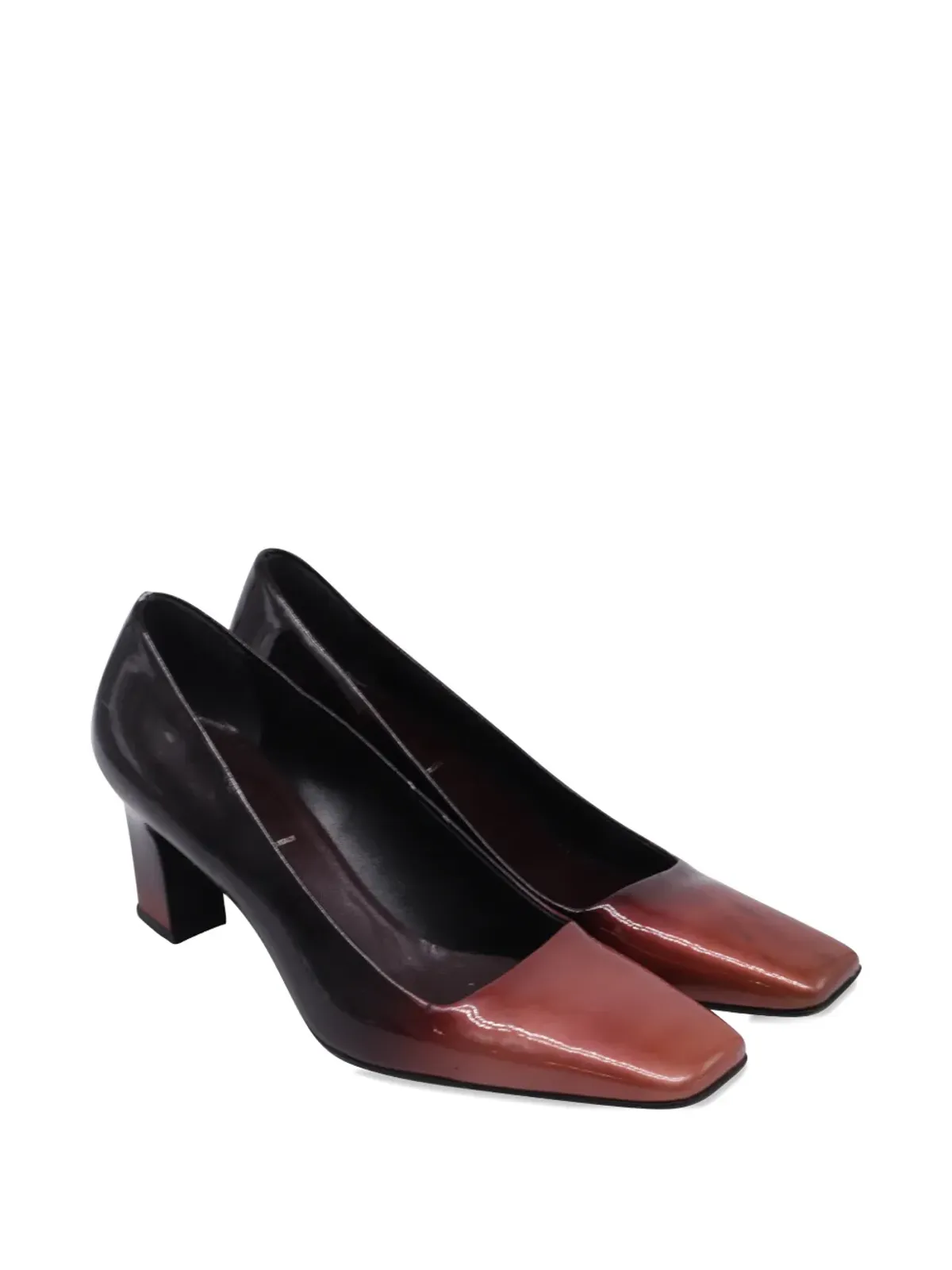 Prada Pre-Owned グラデーションスクエアトゥパンプス - 画像2