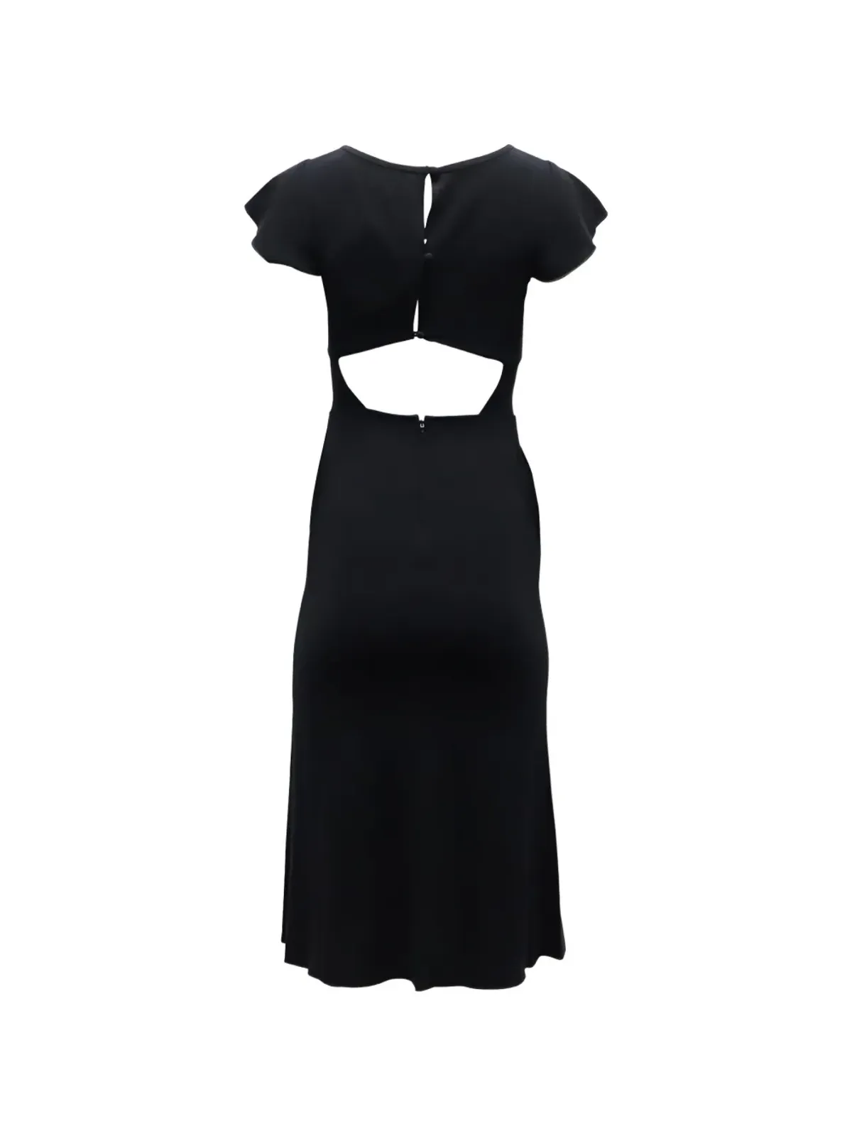 Diane Von Furstenberg Vintage カットアウトミディドレス - 画像2
