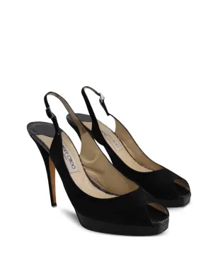 Jimmy Choo Pre-Owned オープントゥ スリングバック シューズ - サムネイル2