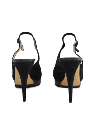Jimmy Choo Pre-Owned オープントゥ スリングバック シューズ - サムネイル3