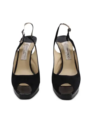 Jimmy Choo Pre-Owned オープントゥ スリングバック シューズ - サムネイル4