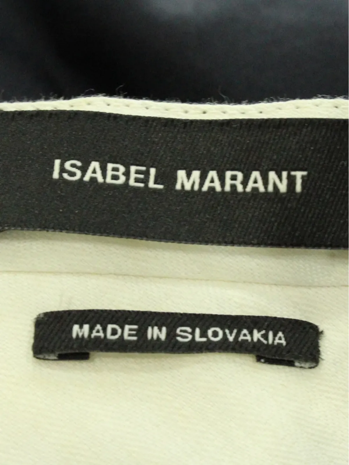 Isabel Marant Vintage ストレートレッグパンツ ブラック - 画像3