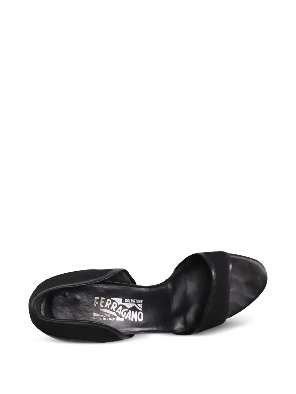 Ferragamo Pre-Owned オープントゥパンプス - Black - 画像5