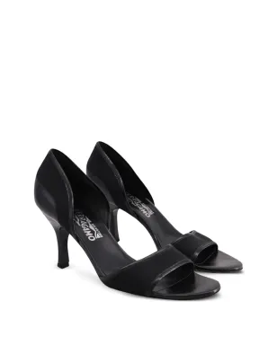Ferragamo Pre-Owned オープントゥパンプス - Black - サムネイル2