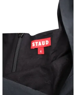 STAUD パフスリーブ フィット＆フレア ドレス - サムネイル4