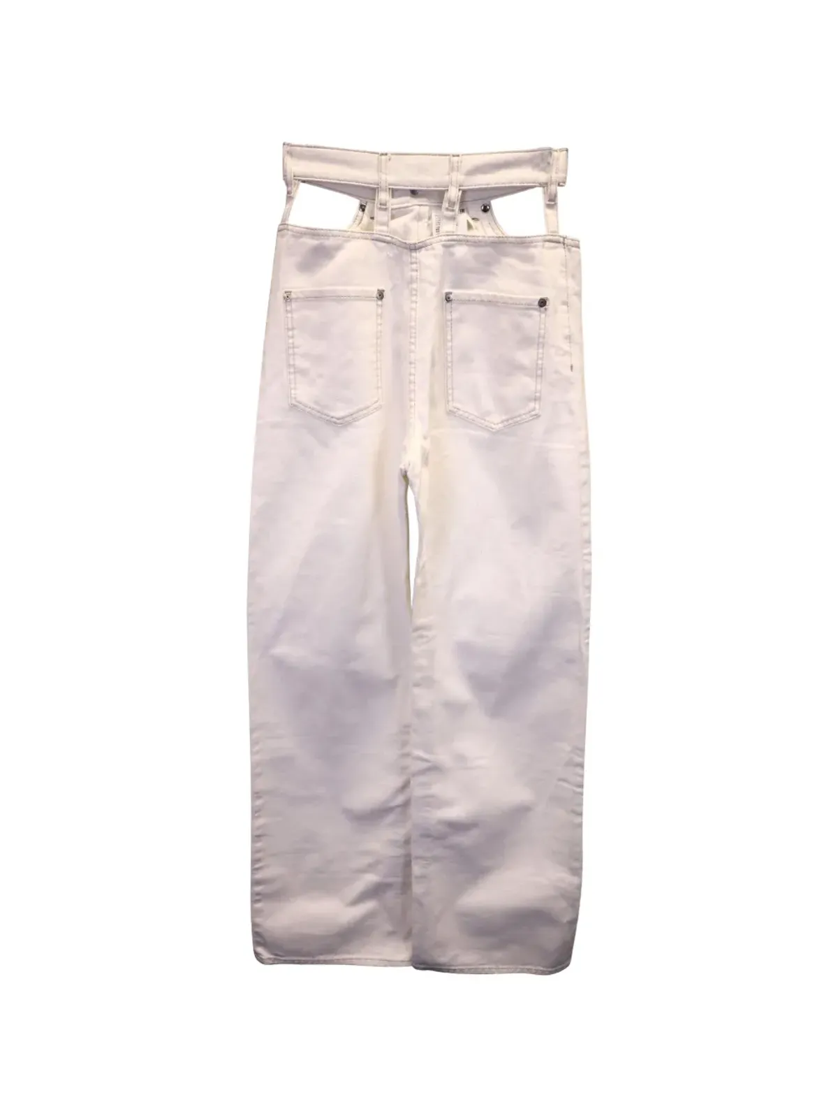 Maison Martin Margiela Pre-Owned cut-out-pocket jeans - White - 画像2