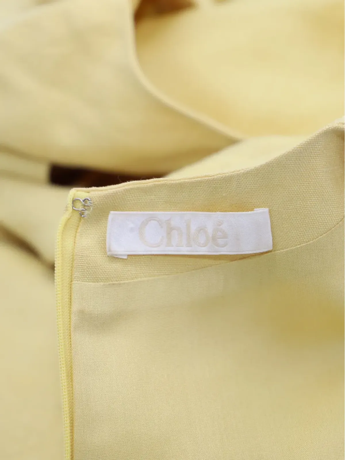 Chloé Vintage スカラップヘム シフトドレス - 画像4