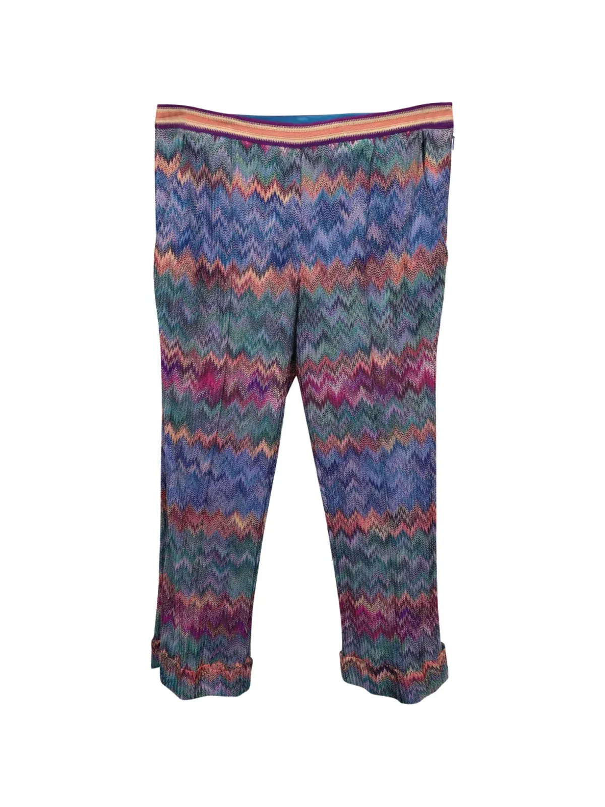 Missoni Pre-Owned ジグザグ柄パンツ - 画像1