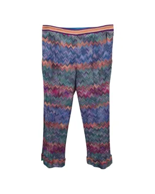 Missoni Pre-Owned ジグザグ柄パンツ - サムネイル1