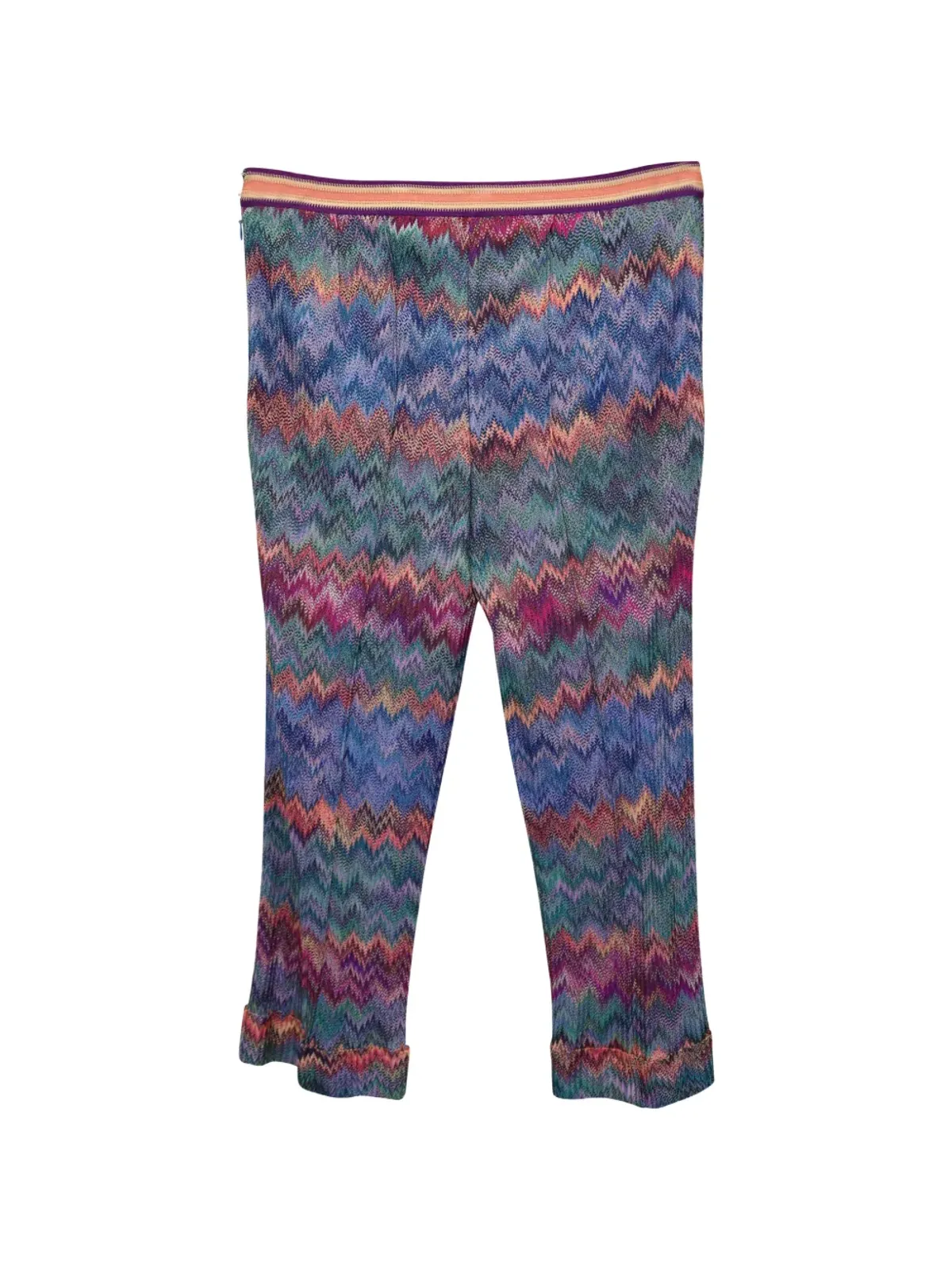 Missoni Pre-Owned ジグザグ柄パンツ - 画像2