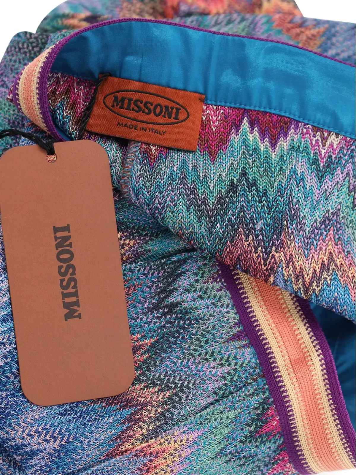 Missoni Pre-Owned ジグザグ柄パンツ - 画像3