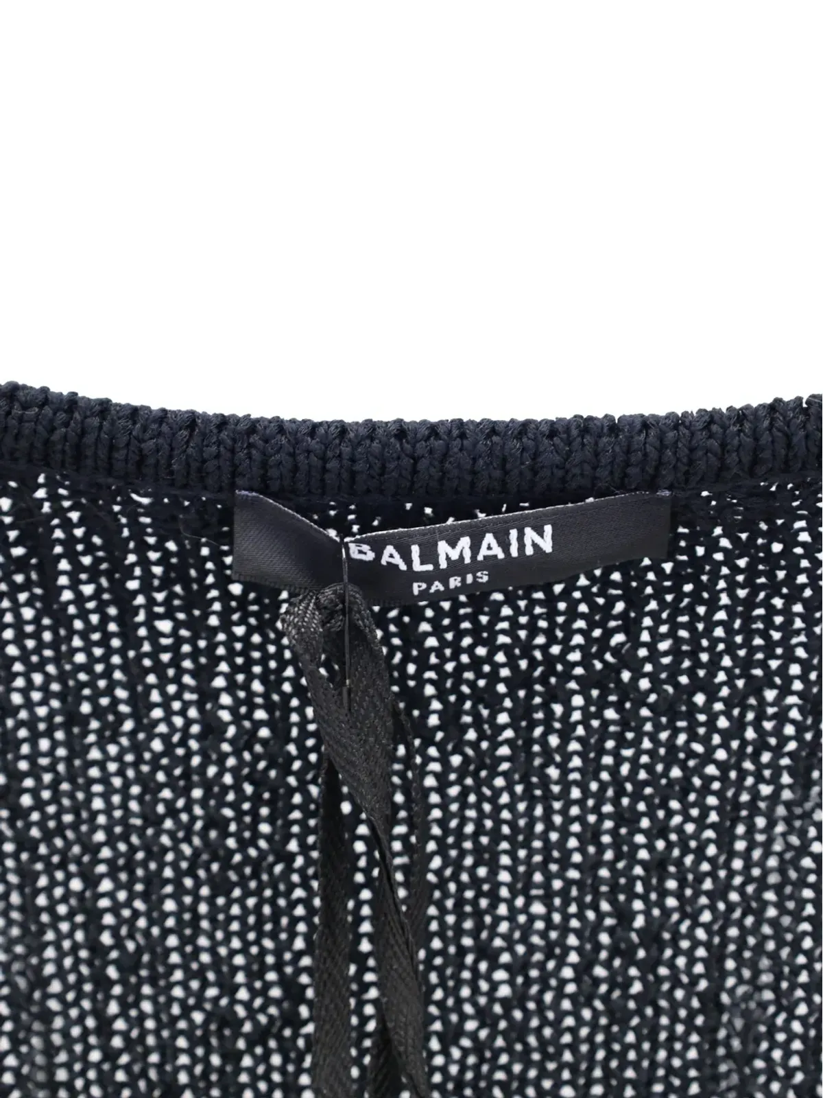 Balmain Pre-Owned ストライプ柄長袖ワンピース - 画像4